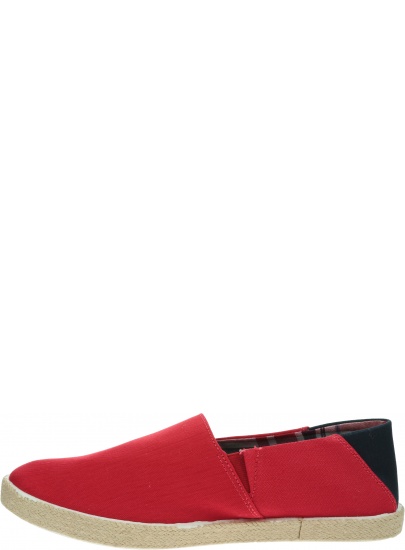 Czerwone Espadryle Męskie TOMMY HILFIGER Easy Summer Slip On FM0FM00569 XLG
