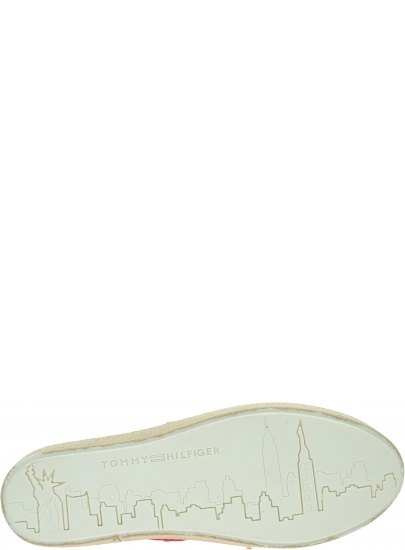 Czerwone Espadryle Męskie TOMMY HILFIGER Easy Summer Slip On FM0FM00569 XLG