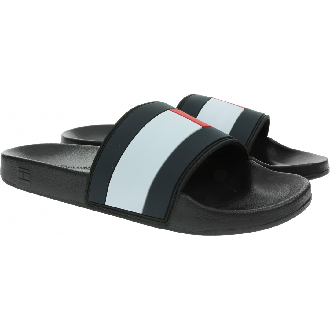 Klapki Męskie TOMMY HILFIGER Essential Flag Pool FM0FM03484 BDS