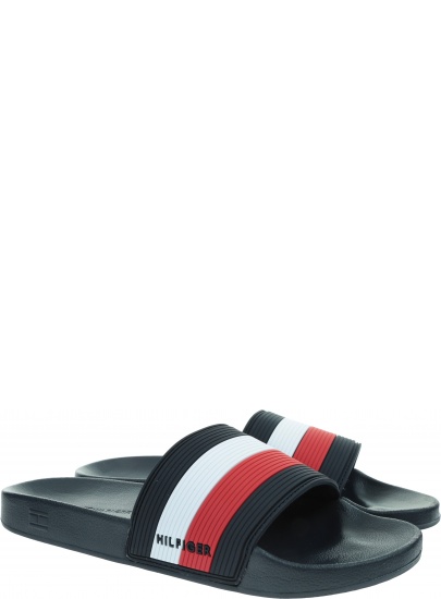 Klapki Męskie TOMMY HILFIGER Essential Corporate Pool FM0FM03375 DW5