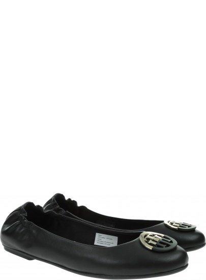 Balerinki Damskie TOMMY HILFIGER Th Basic Leather FW0FW05727 BDS
