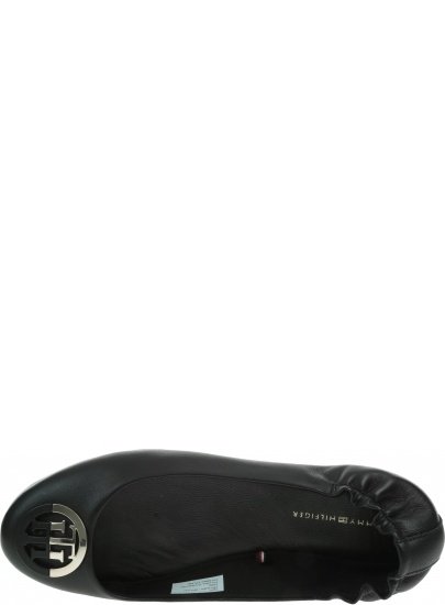 Balerinki Damskie TOMMY HILFIGER Th Basic Leather FW0FW05727 BDS