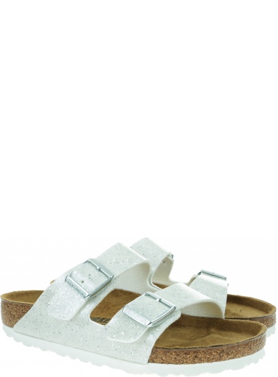 Klapki BIRKENSTOCK Arizona Kids BF Cosmic Sparkle White