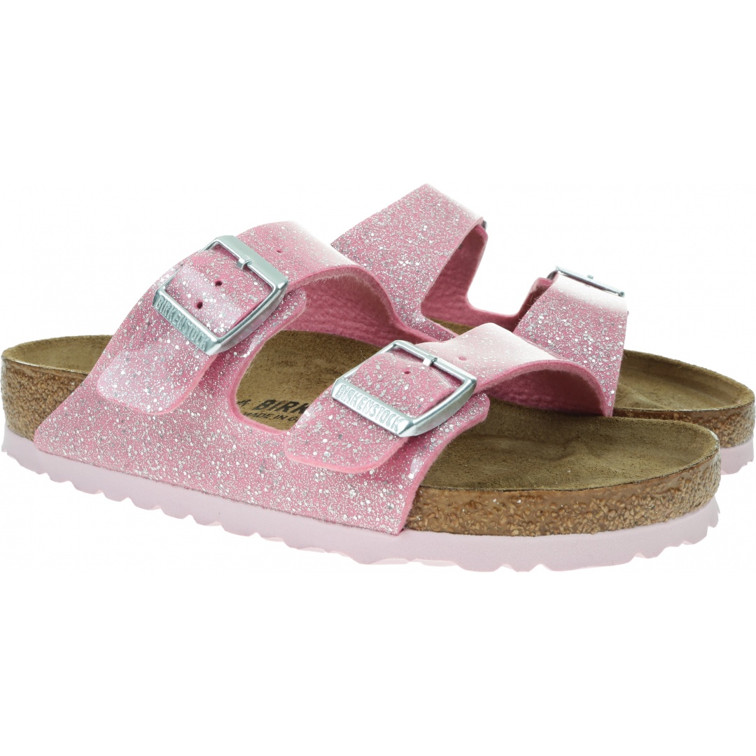 Klapki BIRKENSTOCK Arizona BF Cosmic Sparkle Candy Pink 1018871