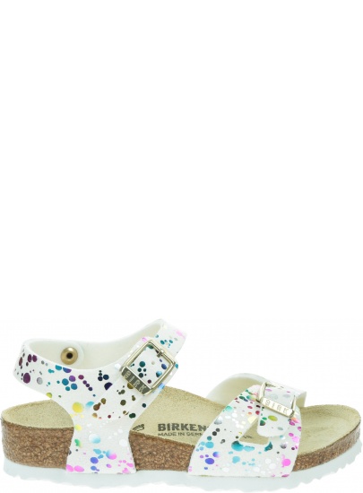 Sandały BIRKENSTOCK Rio Kids MF Confetti White Pop 1019751