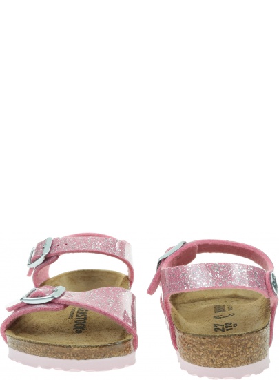 Sandały BIRKENSTOCK Rio Plain K BF Cosmic Sparkle Candy Pink 1018878