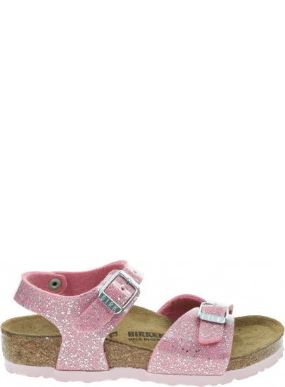 Sandały BIRKENSTOCK Rio Plain K BF Cosmic Sparkle Candy Pink 1018878