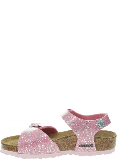 Sandały BIRKENSTOCK Rio Plain K BF Cosmic Sparkle Candy Pink 1018878