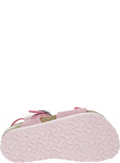 Sandały BIRKENSTOCK Rio Plain K BF Cosmic Sparkle Candy Pink 1018878