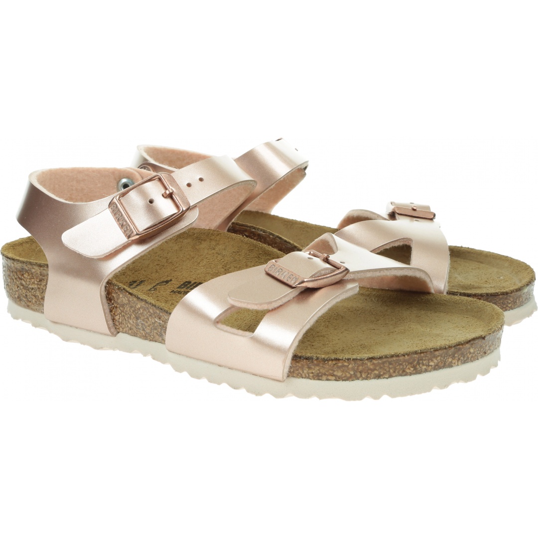 Sandały BIRKENSTOCK Rio Kids BF Electric Metallic Copper 1012519