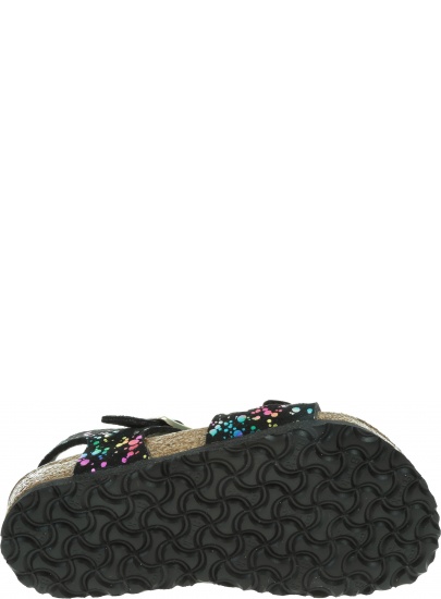 Sandały BIRKENSTOCK Rio Kids MF Confetti Black Pop 1019724