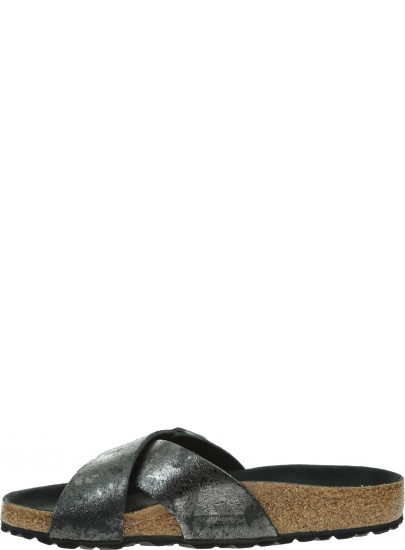 Klapki BIRKENSTOCK Siena VL Vintage Metallic Black 1019409