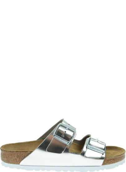 BIRKENSTOCK Arizona NL SFB Metallic Silver | EN