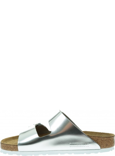 BIRKENSTOCK Arizona NL SFB Metallic Silver | EN