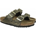 Klapki BIRKENSTOCK Arizona MF Shiny Python Black 1018407