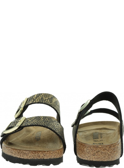 Klapki BIRKENSTOCK Arizona MF Shiny Python Black 1018407