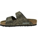 Klapki BIRKENSTOCK Arizona MF Shiny Python Black 1018407