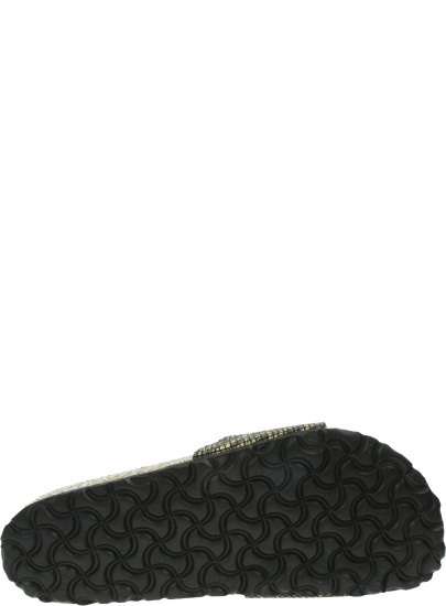 Klapki BIRKENSTOCK Madrid MF Shiny Python Black 1018456