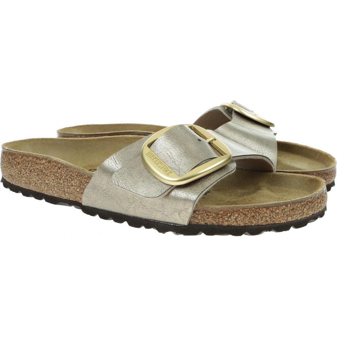 Klapki BIRKENSTOCK Madrid Big Buckle BF Graceful Taupe 1016236