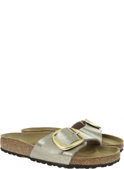 Klapki BIRKENSTOCK Madrid Big Buckle BF Graceful Taupe 1016236