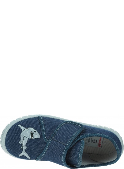 Granatowe Kapcie z Rekinem SUPERFIT Bill 1-800278-8010