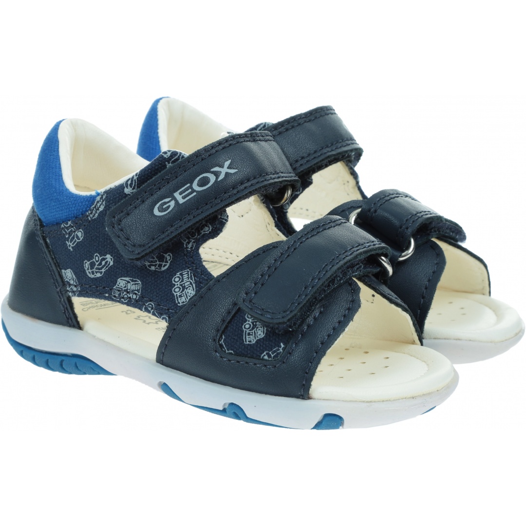Granatowe Sandały GEOX B Sandal Elba Boy B02L8A 01054 4226