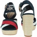 Espadryle Damskie TOMMY HILFIGER Basic Hardware High Wedge Sandal