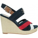 Espadryle Damskie TOMMY HILFIGER Basic Hardware High Wedge Sandal