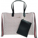 Torebka TOMMY HILFIGER Iconic Tommy Tote Monogram AW0AW09660 0GY
