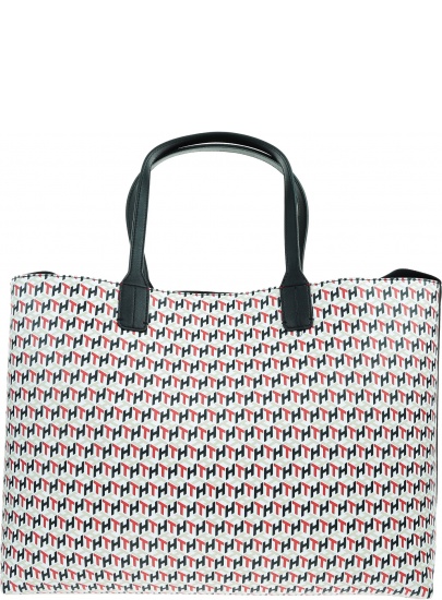 Torebka TOMMY HILFIGER Iconic Tommy Tote Monogram AW0AW09660 0GY