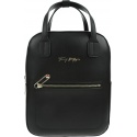 Czarny Plecak TOMMY HILFIGER Iconic Tommy Backpack AW0AW09661 BDS