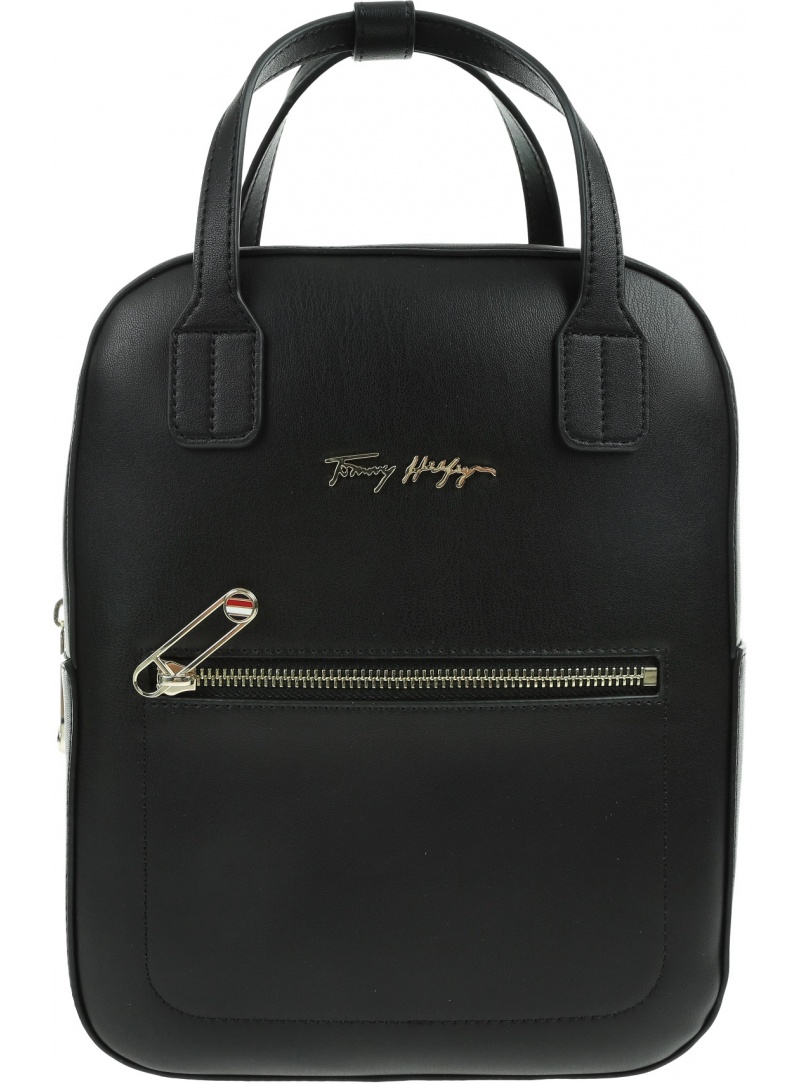 Czarny Plecak TOMMY HILFIGER Iconic Tommy Backpack AW0AW09661 BDS Czarny Plecak TOMMY HILFIGER Iconic Tommy Backpack AW0AW09661 BDS
