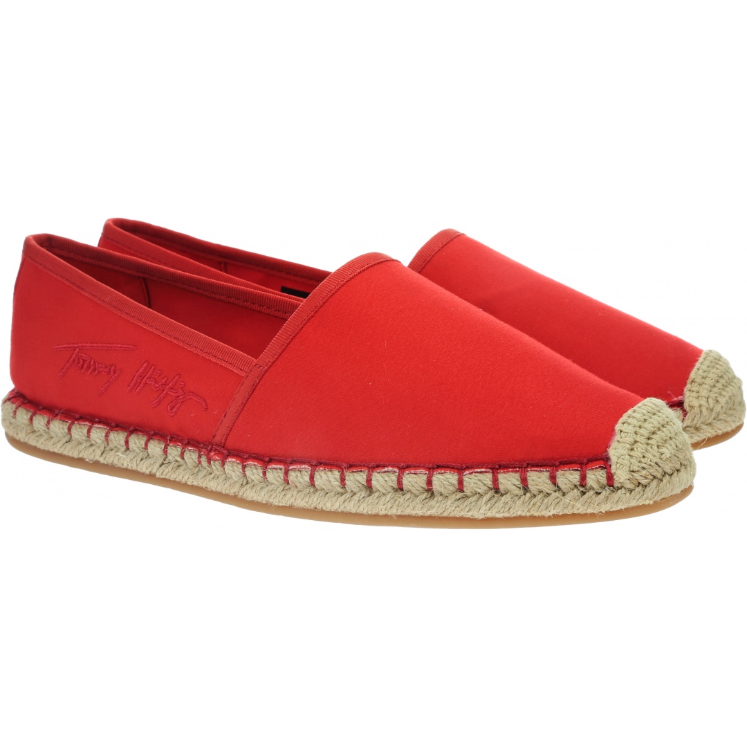 Espadryle Damskie TOMMY HILFIGER TH Signature FW0FW05649 SNE