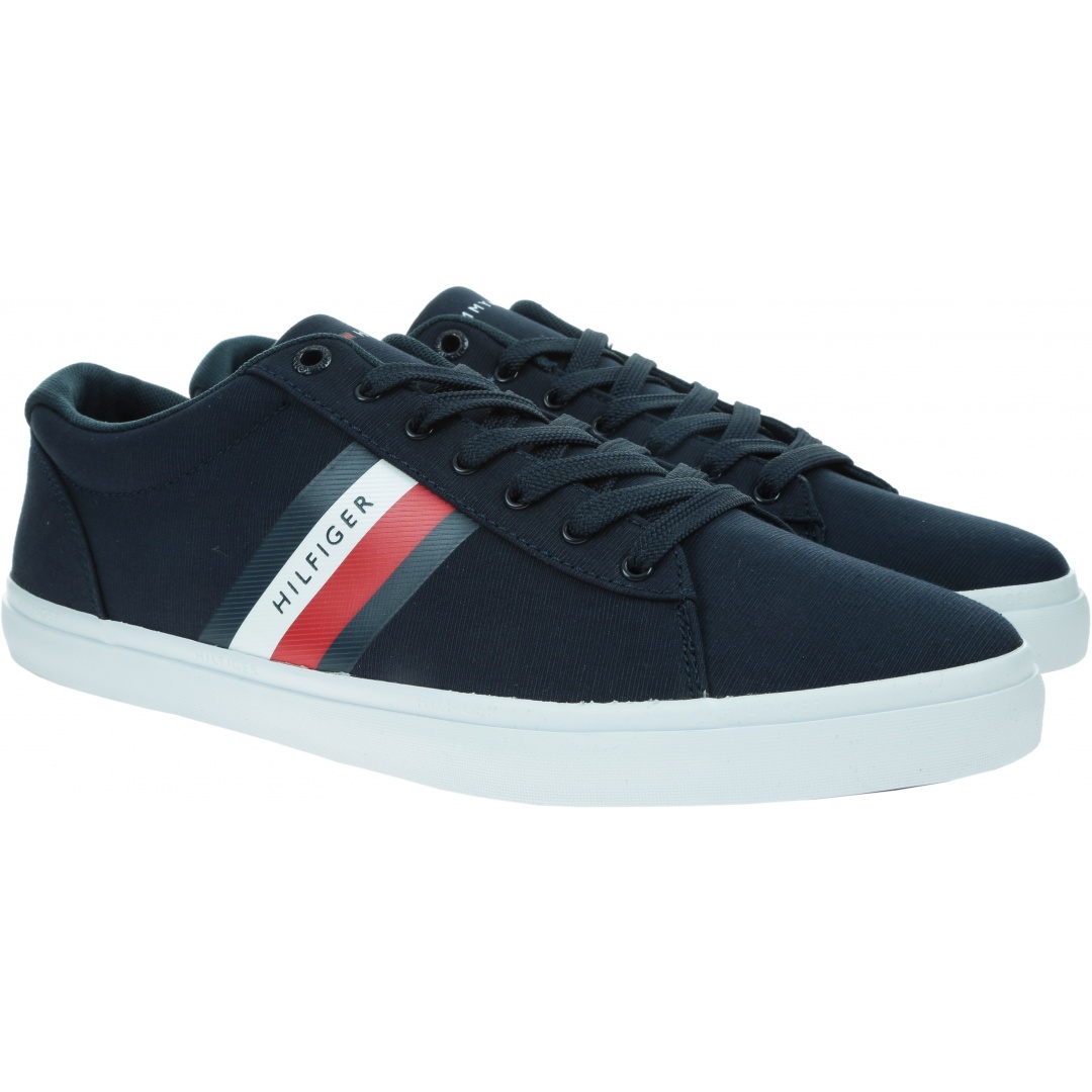Sneakersy Męskie TOMMY HILFIGER Essential Stripe FM0FM03389 DW5