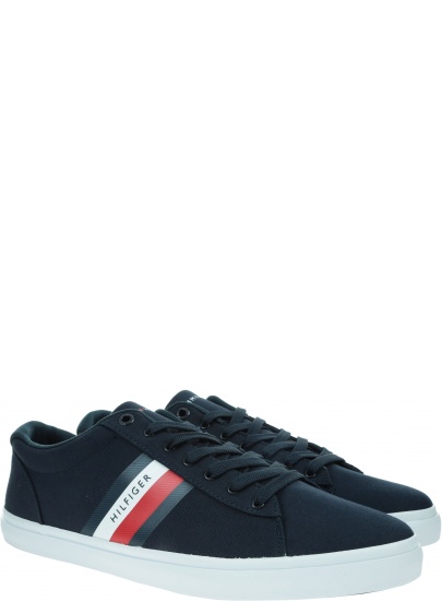 Sneakersy Męskie TOMMY HILFIGER Essential Stripe FM0FM03389 DW5