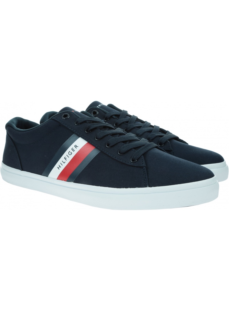Sneakersy Męskie TOMMY HILFIGER Essential Stripe FM0FM03389 DW5