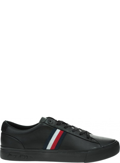 Sneakersy Męskie TOMMY HILFIGER Corporate Leather Sneaker FM0FM03397 BDS