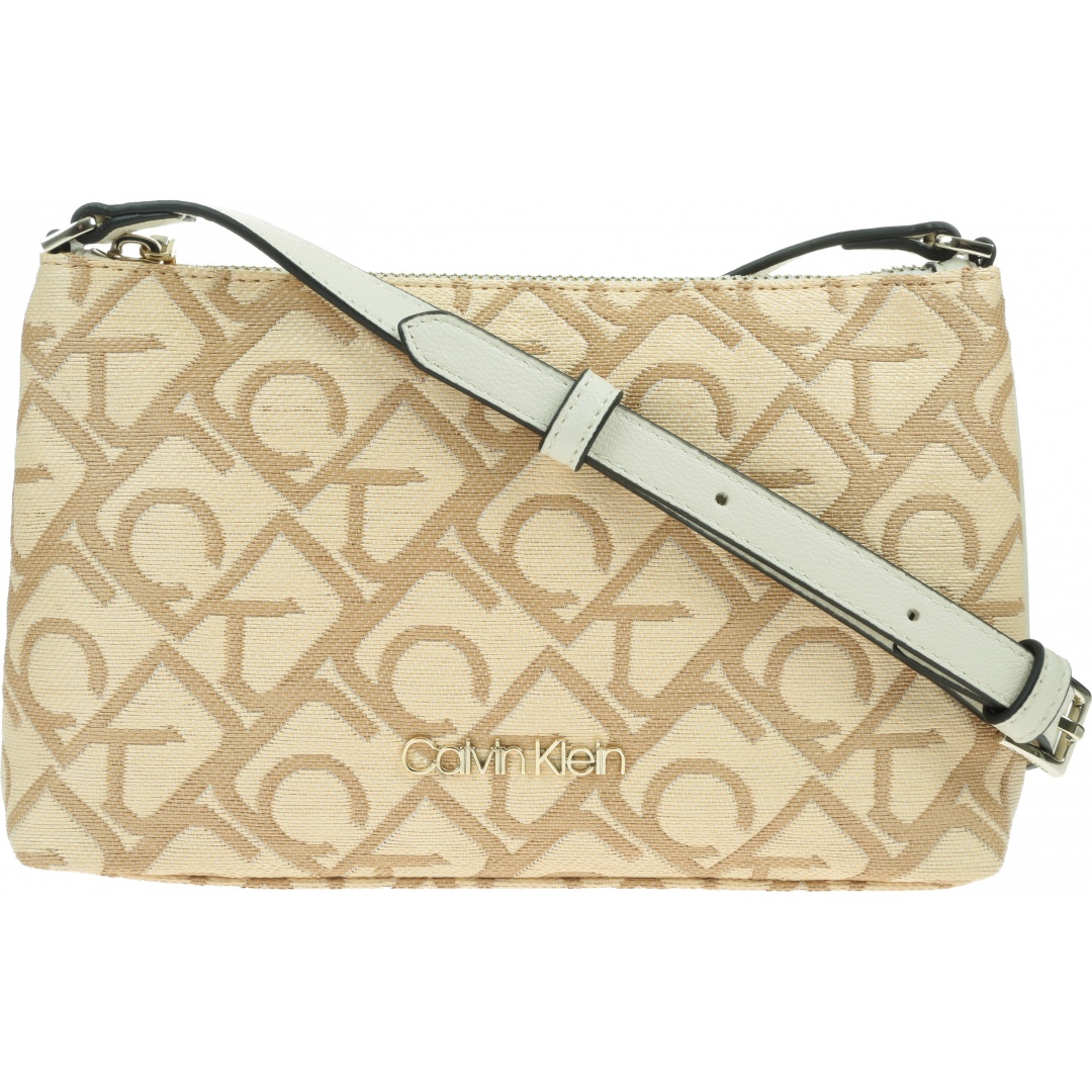 Torebka CALVIN KLEIN Xbody Raffia K60K608083 01W