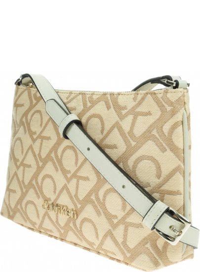Torebka CALVIN KLEIN Xbody Raffia K60K608083 01W