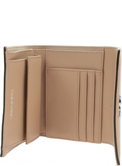 Duży Portfel Damski CALVIN KLEIN Trifold Md K60K607181 TGW