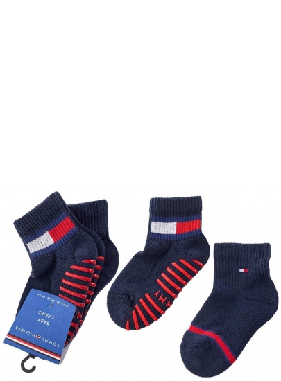 Zestaw 2 par Skarpetki Dziecięce TOMMY HILFIGER 100002319 003