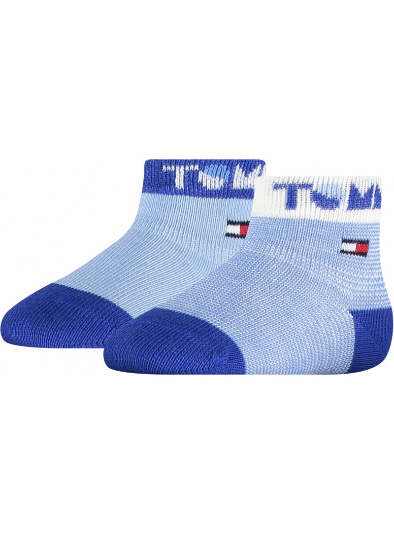 Niebieskie Skarpetki Dziecięce TOMMY HILFIGER 100002320 002 (2-Pak)