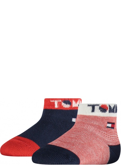 Kolorowe Skarpetki Dziecięce TOMMY HILFIGER 100002320 001 (2-Pak)