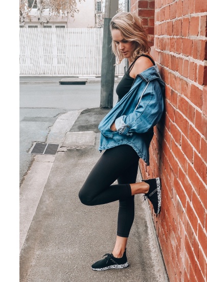 Ultralekkie Sneakersy EMU AUSTRALIA Leura W12494 Black Leopard