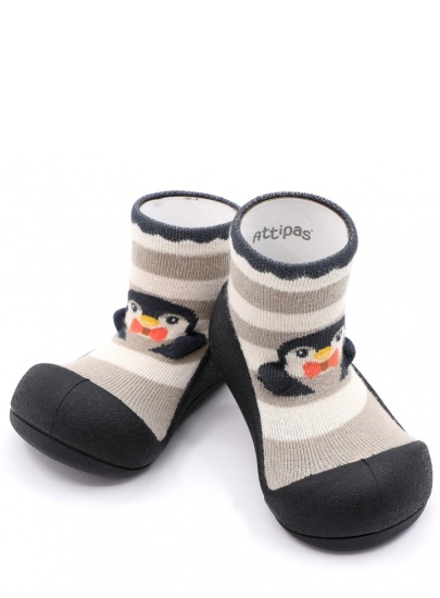 Ultralekkie Kapcie z Pingwinkiem Buty ATTIPAS Penguin Black
