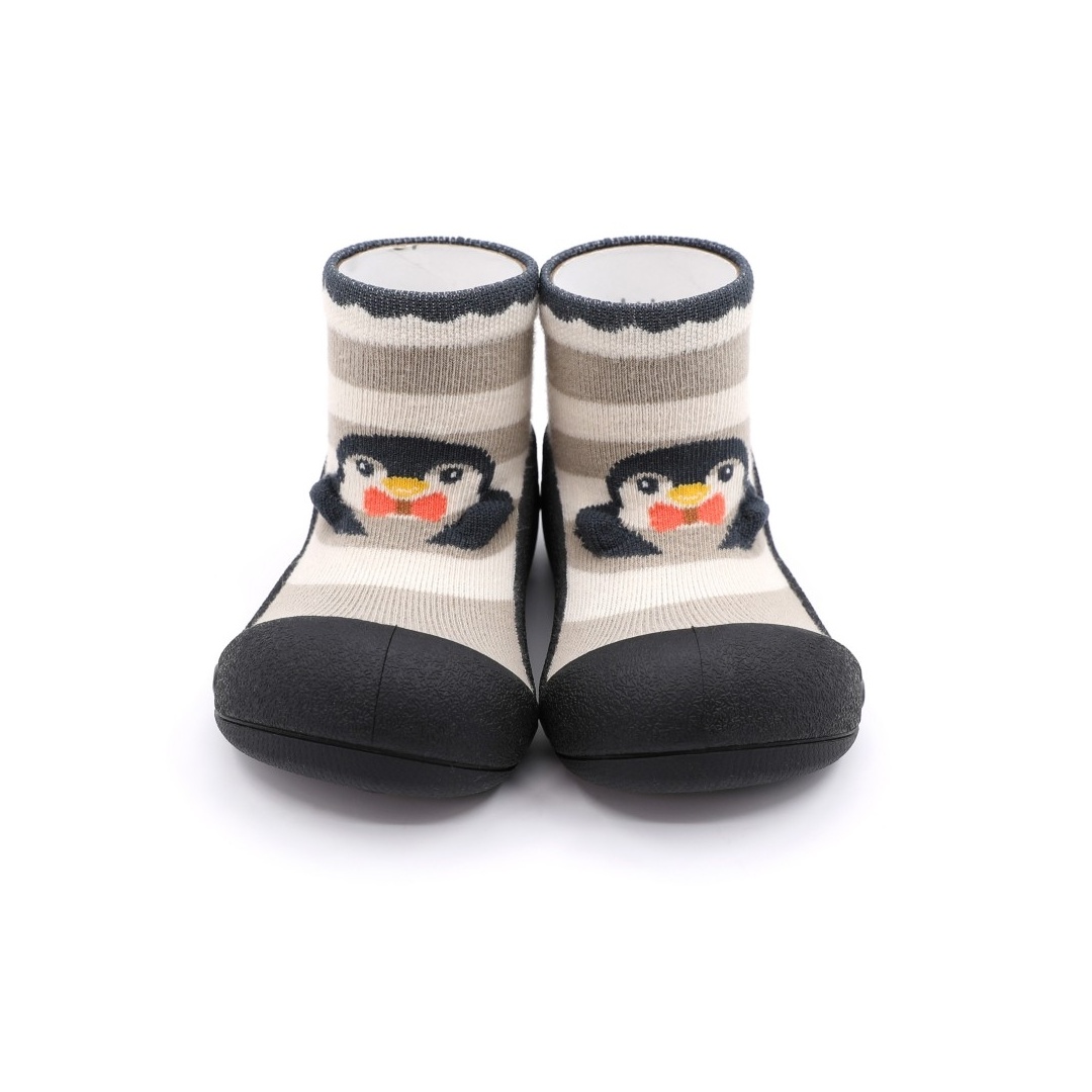 Ultralekkie Kapcie z Pingwinkiem Buty ATTIPAS Penguin Black