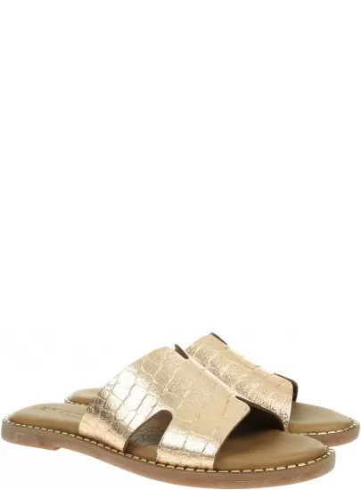 Złote Klapki TAMARIS 1/1-27135/26 979 Rose Gold Croc