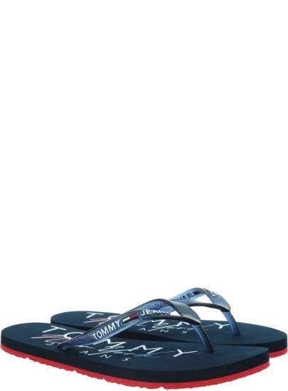 Japonki Damskie TOMMY JEANS Rubber Thong Beach EN0EN01302 C87