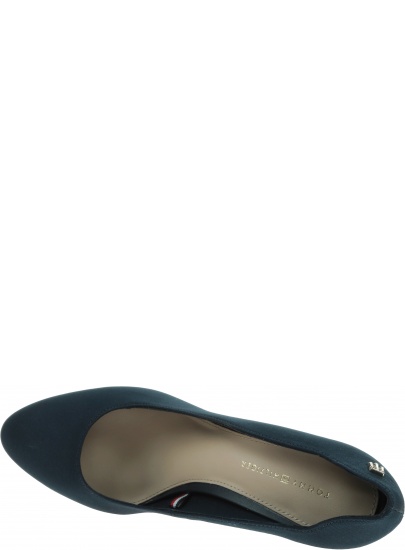 Granatowe Czółenka TOMMY HILFIGER Tommy Essential FW0FW05644 DW5