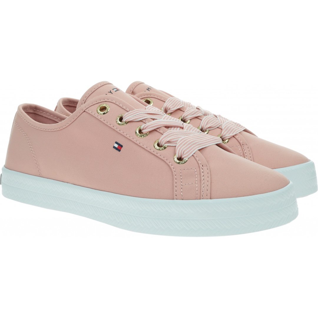 Różowe Tenisówki TOMMY HILFIGER Essential Nautical Sneaker FW0FW04848 TQS